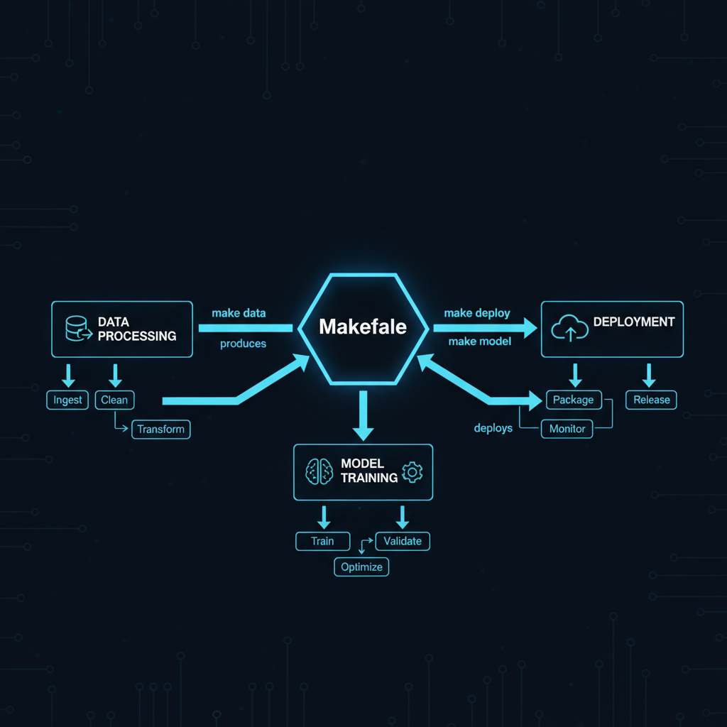 Makefiles for ML Pipelines: Reproducible Builds That Scale